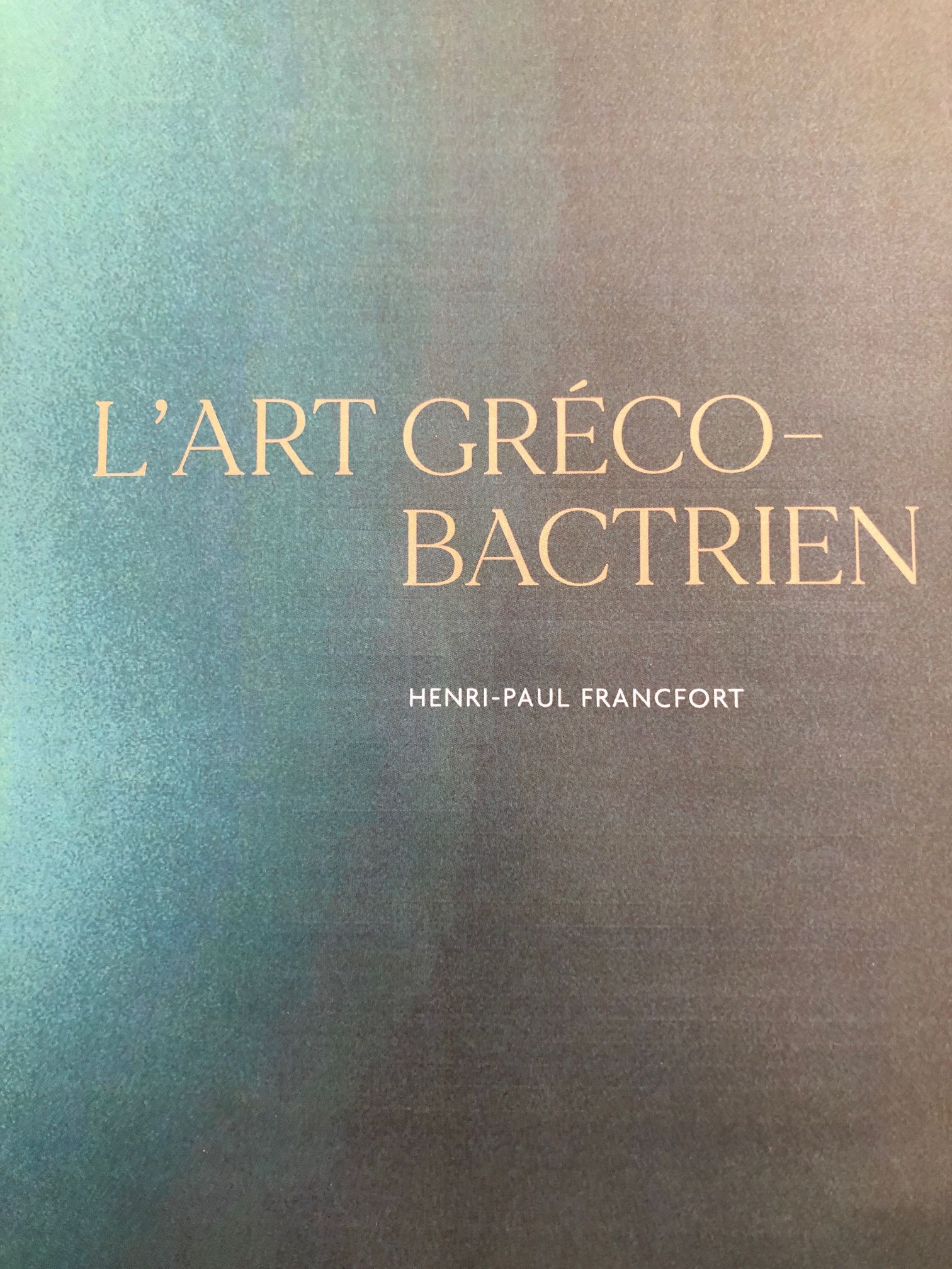 L' art Greco-Bactrien